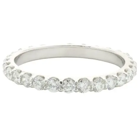 Lab-grown diamond eternity band