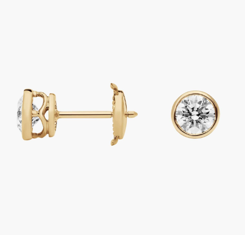 Lab-grown diamond stud earrings